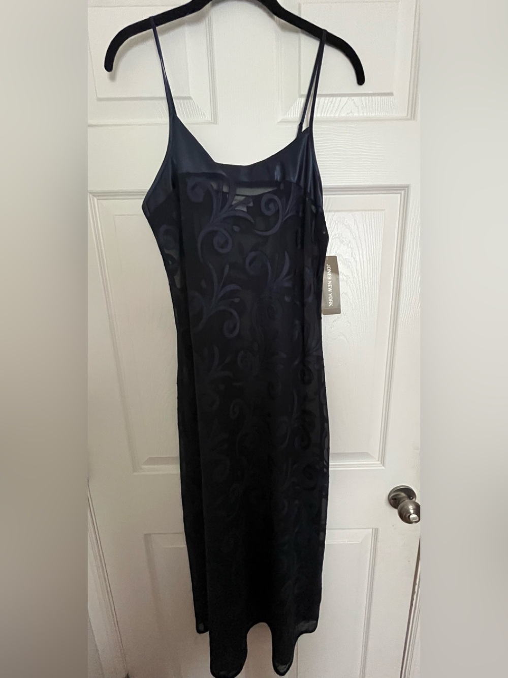 Jones New York Navy Sheer Slip NWT